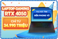 Laptop Gaming RTX 4050 chỉ từ 24.990 triệu